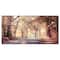 Designart - Golden Autumn Beautiful Forest - Landscape Canvas Art Print